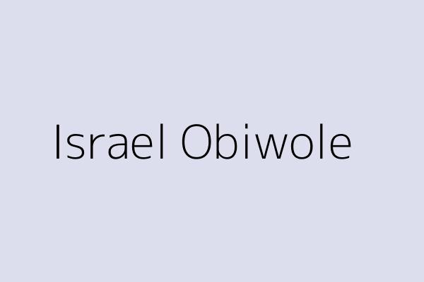 Israel Obiwole